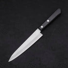 Petty VG-1 Polished Western Black Handle 150mm-[Musashi]-[Japanese-Kitchen-Knives]