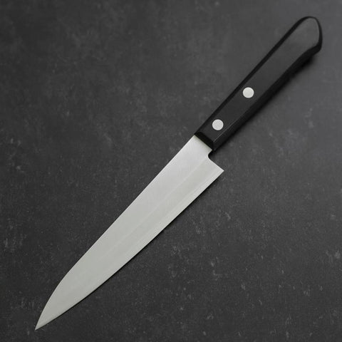 Petty VG-1 Polished Western Black Handle 150mm-[Musashi]-[Japanese-Kitchen-Knives]