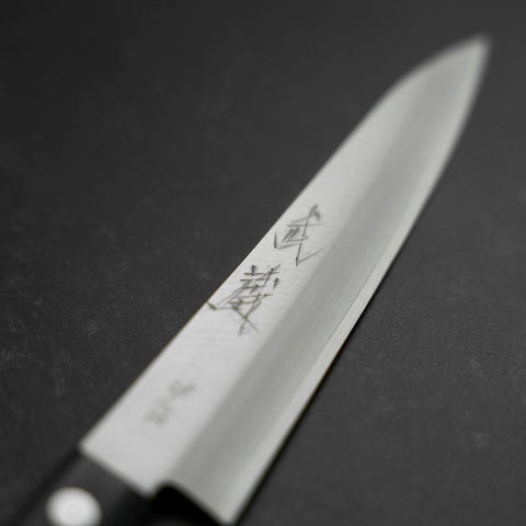 Petty VG-1 Polished Western Black Handle 150mm-[Musashi]-[Japanese-Kitchen-Knives]
