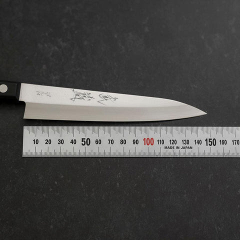 Petty VG-1 Polished Western Black Handle 150mm-[Musashi]-[Japanese-Kitchen-Knives]