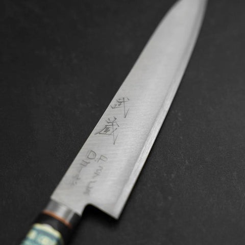 Petty VG-1 Polished Western Copper Inlay Handle 150mm-[Musashi]-[Japanese-Kitchen-Knives]