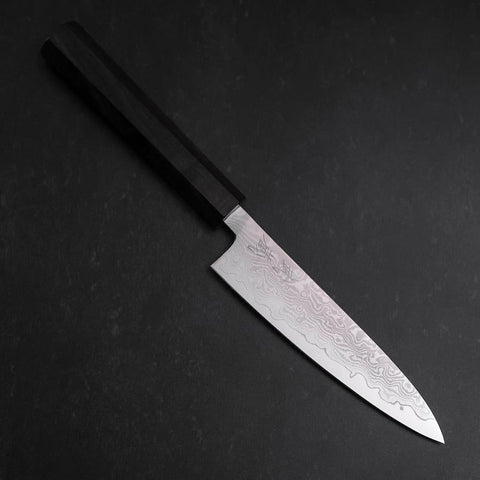 Petty VG-10 Damascus Ashwood Handle 130mm (5.1”)-[Musashi]-[Japanese-Kitchen-Knives]