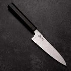 Petty VG-10 Damascus Ashwood Handle 130mm-[Musashi]-[Japanese-Kitchen-Knives]