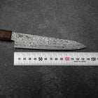 Petty VG-10 Damascus Brown Birch Handle 135mm-[Musashi]-[Japanese-Kitchen-Knives]