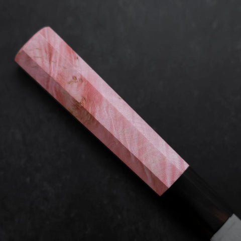 Petty VG-10 Damascus Buffalo Dark Pink Maple Handle 150mm-[Musashi]-[Japanese-Kitchen-Knives]