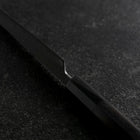 Petty VG-10 Damascus Buffalo Ebony Handle 135mm (5.3”)-[Musashi]-[Japanese-Kitchen-Knives]