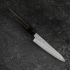 Petty VG-10 Damascus Buffalo Ebony Handle 135mm (5.3”)-[Musashi]-[Japanese-Kitchen-Knives]