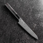 Petty VG-10 Damascus Buffalo Ebony Handle 150mm-[Musashi]-[Japanese-Kitchen-Knives]