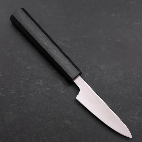 Petty VG-10 Damascus Dark Blue Urushi Handle 85mm (3.3”)-[Musashi]-[Japanese-Kitchen-Knives]