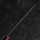 Petty VG-10 Damascus Shitan Ebony Handle 130mm-[Musashi]-[Japanese-Kitchen-Knives]