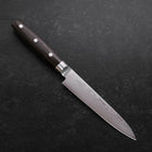 Petty VG-10 Damascus Western Black Round Handle 135mm-[Musashi]-[Japanese-Kitchen-Knives]