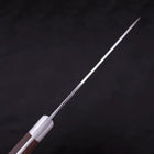 Petty VG-10 Mirror Tsuchime Damascus Mahogany Handle 135mm-[Musashi]-[Japanese-Kitchen-Knives]