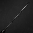 Petty VG-10 Mirror Tsuchime Damascus Western Black Handle 135mm (5.3”)-[Musashi]-[Japanese-Kitchen-Knives]