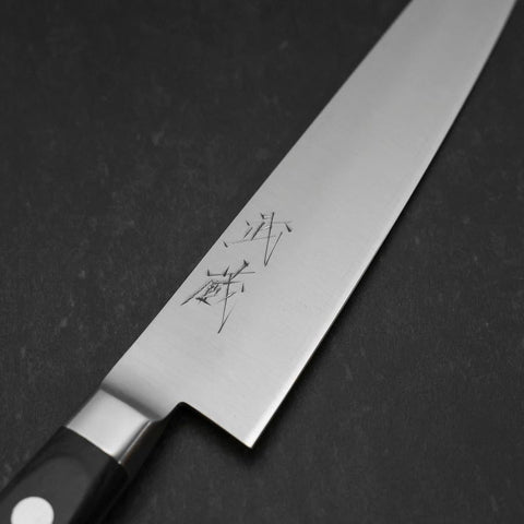 Petty VG-10 Polished Black Western Handle 150mm-[Musashi]-[Japanese-Kitchen-Knives]