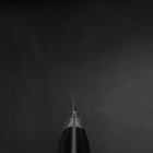 Petty VG-10 Polished Black Western Handle 150mm-[Musashi]-[Japanese-Kitchen-Knives]