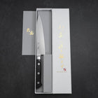 Petty VG-10 Polished Black Western Handle 150mm-[Musashi]-[Japanese-Kitchen-Knives]