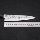 Petty VG-10 Polished Sakura Ebony Handle 150mm-[Musashi]-[Japanese-Kitchen-Knives]