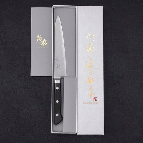 Petty VG-10 Polished Western Handle 150mm-[Musashi]-[Japanese-Kitchen-Knives]