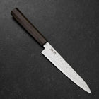 Petty VG-10 Tsuchime Damascus Ashwood Handle 150mm-[Musashi]-[Japanese-Kitchen-Knives]