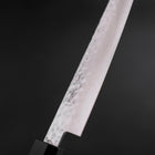 Petty VG-10 Tsuchime Damascus Shitan Handle 150mm-[Musashi]-[Japanese-Kitchen-Knives]