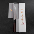 Petty VG-10 Tsuchime Damascus Shitan Handle 150mm-[Musashi]-[Japanese-Kitchen-Knives]