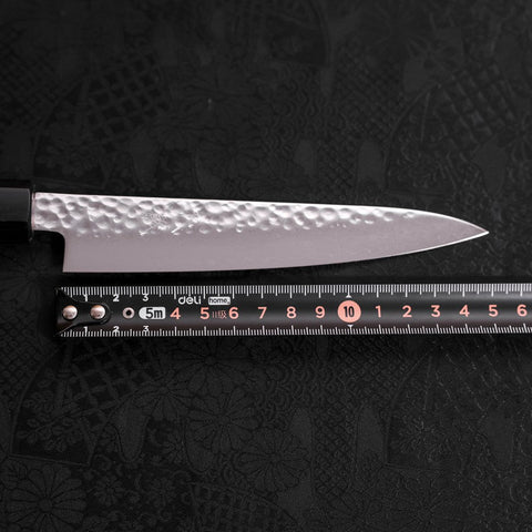 Petty VG-10 Tsuchime Damascus Walnut Handle 150mm-[Musashi]-[Japanese-Kitchen-Knives]