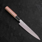 Petty VG-10 Tsuchime Damascus Walnut Handle 150mm-[Musashi]-[Japanese-Kitchen-Knives]