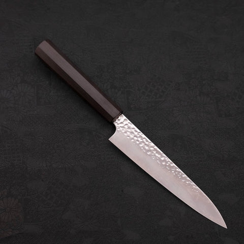 Petty VG-10 Tsuchime Ebony Handle 150mm-[Musashi]-[Japanese-Kitchen-Knives]