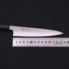 Petty White Steel #1 Polished Buffalo Magnolia Handle 135mm-[Musashi]-[Japanese-Kitchen-Knives]