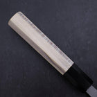 Petty White Steel #1 Polished Buffalo Magnolia Handle 150mm-[Musashi]-[Japanese-Kitchen-Knives]
