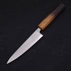 Petty White Steel #1 Polished Yaki Urushi Handle 135mm-[Musashi]-[Japanese-Kitchen-Knives]