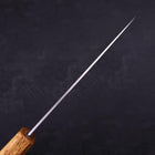 Petty White Steel #1 Polished Yaki Urushi Handle 135mm-[Musashi]-[Japanese-Kitchen-Knives]