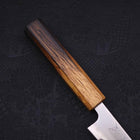 Petty White Steel #1 Polished Yaki Urushi Handle 135mm-[Musashi]-[Japanese-Kitchen-Knives]