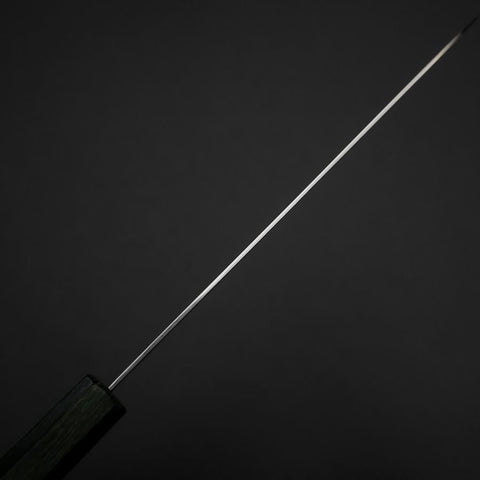 Petty ZA-18 Damascus Green Urushi Handle 150mm-[Musashi]-[Japanese-Kitchen-Knives]