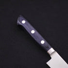 Petty knife AUS-8 Polished Western Blue Handle 150mm-[Musashi]-[Japanese-Kitchen-Knives]