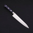 Petty knife AUS-8 Polished Western Blue Handle 150mm-[Musashi]-[Japanese-Kitchen-Knives]