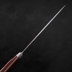Petty knife AUS-8 Polished Western Brown Handle 130mm-[Musashi]-[Japanese-Kitchen-Knives]