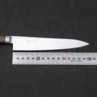 Petty knife AUS-8 Polished Western Mahogany Handle 150mm (5.9”)-[Musashi]-[Japanese-Kitchen-Knives]