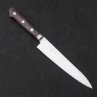 Petty knife AUS-8 Polished Western Mahogany Handle 150mm (5.9”)-[Musashi]-[Japanese-Kitchen-Knives]