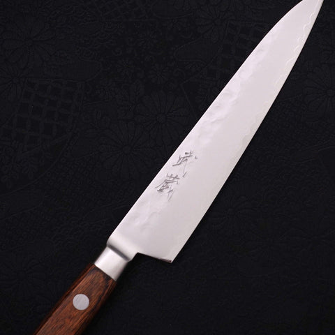 Petty knife VG-5 Tsuchime Western Handle 150mm-[Musashi]-[Japanese-Kitchen-Knives]