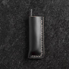Pocket Knife AUS-8 Hawaiian Koa Outdoor Knife 55mm with Leather Sheath (2.2”)-[Musashi]-[Japanese-Kitchen-Knives]