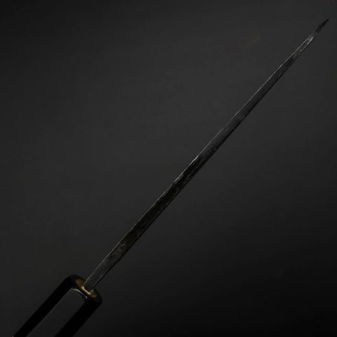 Sabaki Blue Steel #1 Kurouchi Buffalo Magnolia Handle 150mm (5.9”)-[Musashi]-[Japanese-Kitchen-Knives]