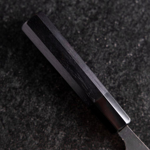 Sabaki White Steel #2 Kurouchi Buffalo Ebony Handle 140mm-[Musashi]-[Japanese-Kitchen-Knives]