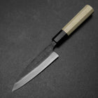 Sabaki White Steel #2 Kurouchi Buffalo Magnolia Handle 140mm-[Musashi]-[Japanese-Kitchen-Knives]