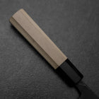 Sabaki White Steel #2 Kurouchi Buffalo Magnolia Handle 140mm-[Musashi]-[Japanese-Kitchen-Knives]