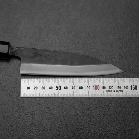 Sabaki White Steel #2 Kurouchi Buffalo Magnolia Handle 140mm-[Musashi]-[Japanese-Kitchen-Knives]