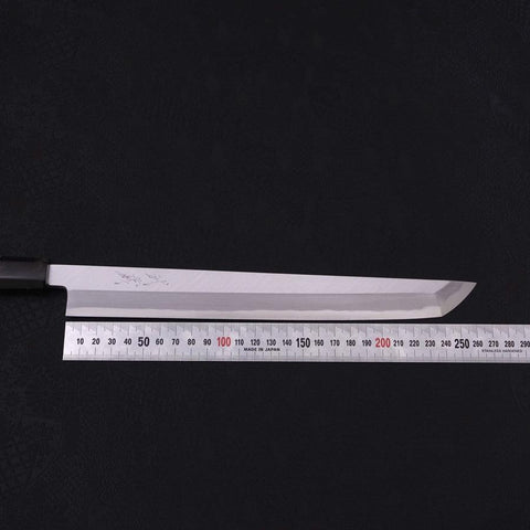 Sakimaru Takohiki Blue Steel #2 Kasumi Buffalo Magnolia Handle 270mm-[Musashi]-[Japanese-Kitchen-Knives]