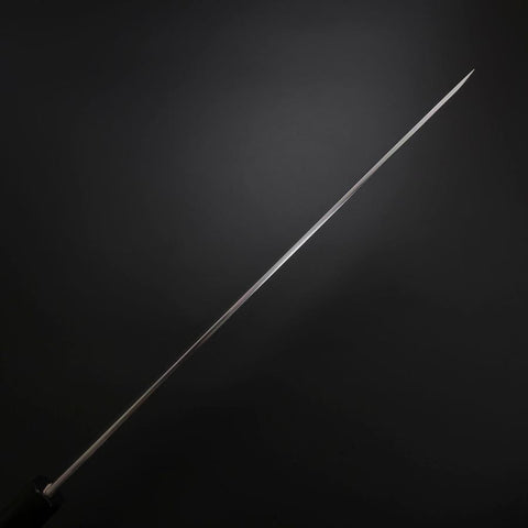 Sakimaru Takohiki Silver Steel #3 Kasumi Buffalo Ebony Handle 300mm (11.8”)-[Musashi]-[Japanese-Kitchen-Knives]