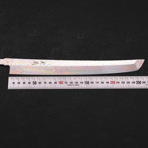 Sakimaru Takohiki Silver Steel #3 Nickel Damascus 270mm-[Musashi]-[Japanese-Kitchen-Knives]
