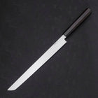 Sakimaru Takohiki White Steel #2 Kasumi Buffalo Ebony Handle 270mm (10.6”)-[Musashi]-[Japanese-Kitchen-Knives]